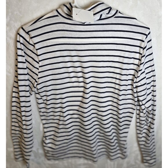 NWT J Crew Women's‎ Size M Striped Turtleneck - Picture 5 of 9
